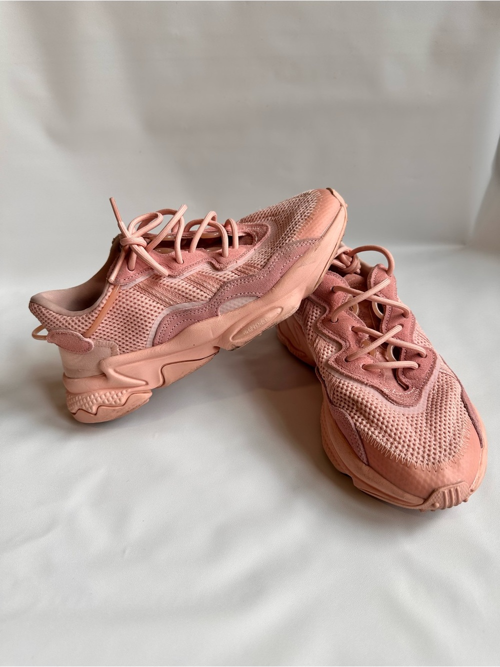 adidas Pink Suede & Mesh Casual Sneakers